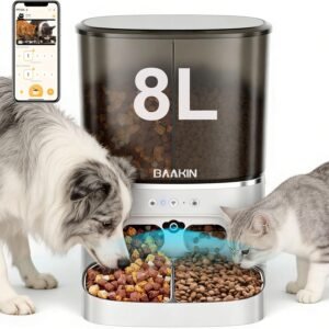 BAAKIN F8Pro 2-in-1 Smart Automatic Pet Feeder 8L White