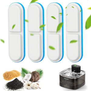 Pet Water Fountain Filters Suitable For BAAKIN Pet Water Fountain WF310 Including 4 Filters